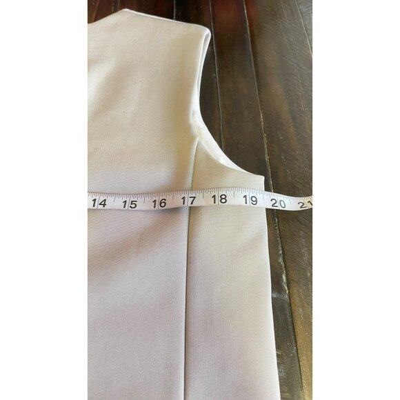 Victoria Beckham $1768 Colorblock Front Pocket Sleeveless Grey Blue Sz 8 - Picture 6 of 9